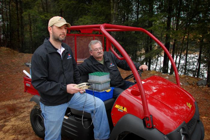 Our field technicians are able to access even the most remote sites to provide sampling and field testing services.